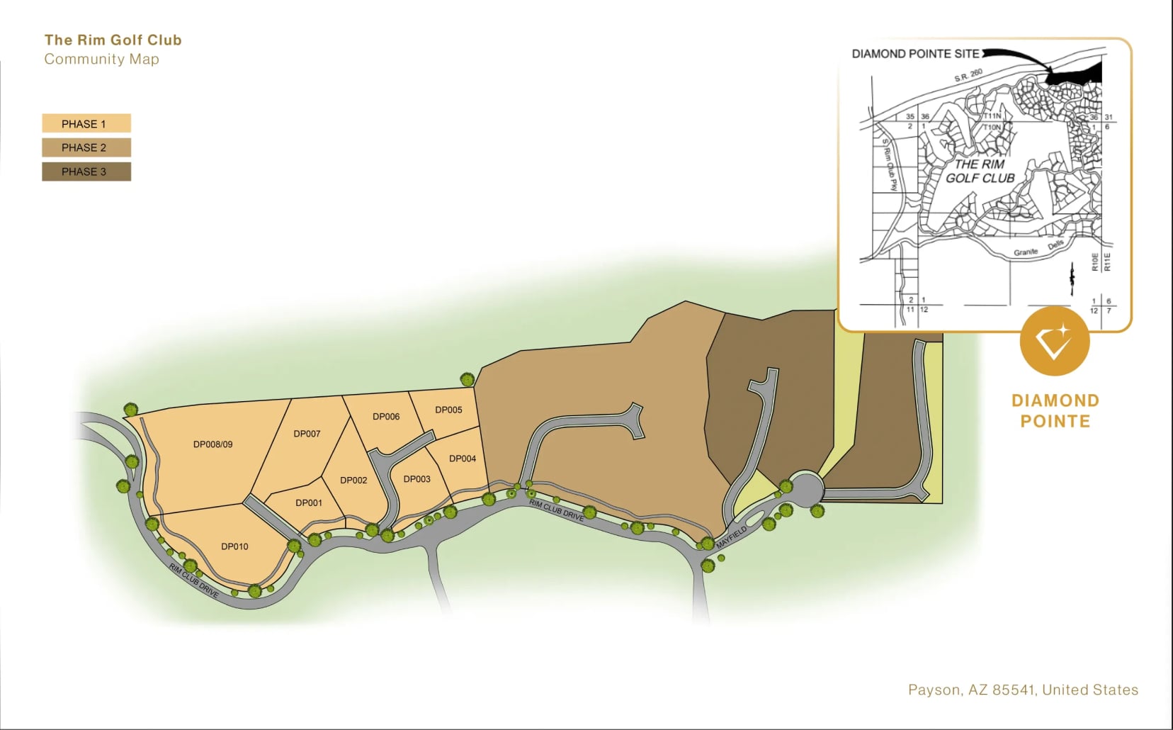 Diamond Pointe Community Map