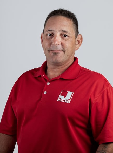 Portrait of John Pina, newly hired Senior Superintendent at Jewett Construction.