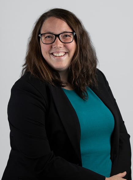 Portrait of Lauren Biddle, Project Accountant and Administrative Assistant.