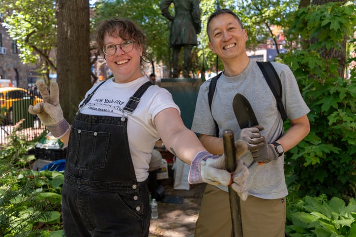 Planting the Pride Garden