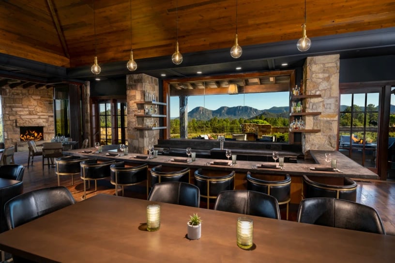 An interior view of the rim club