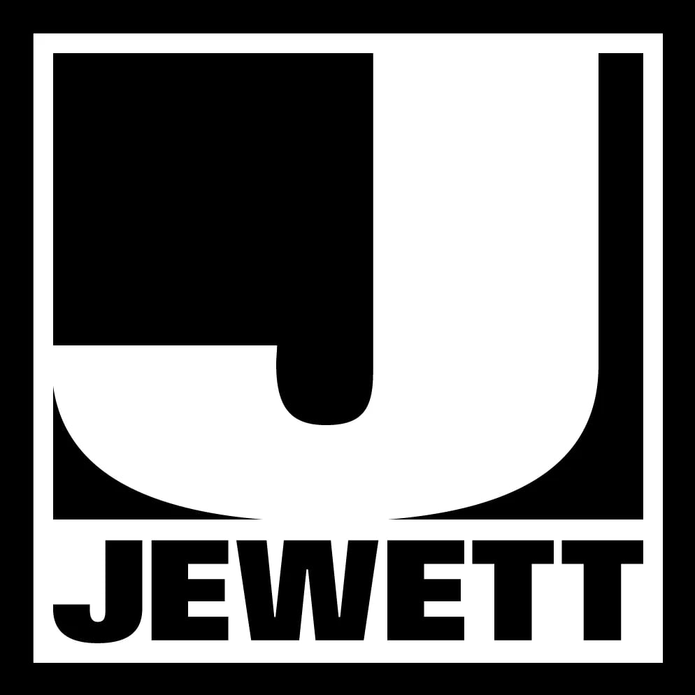 Jewett Construction logo in black and white, representing support for virtual public meetings in New Hampshire